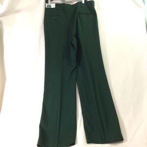 Vintage 70s Haggar Double Knit Pants NEW 36x34 Polyester Disco Retro USA Green
